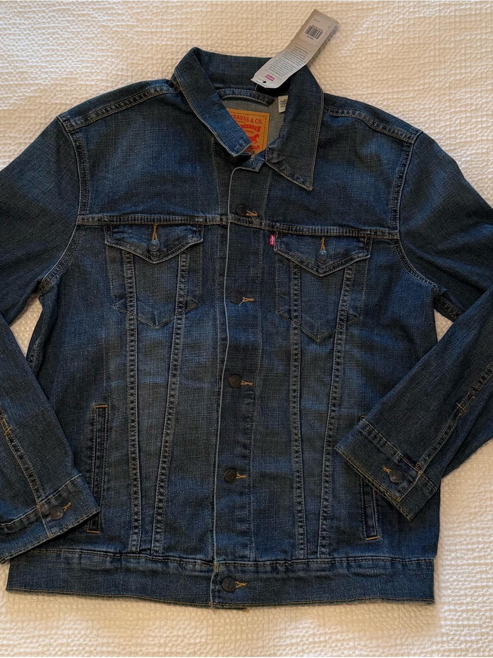 Levi's | Dark Blue Denim Jacket | Women’s Size L | Unisex